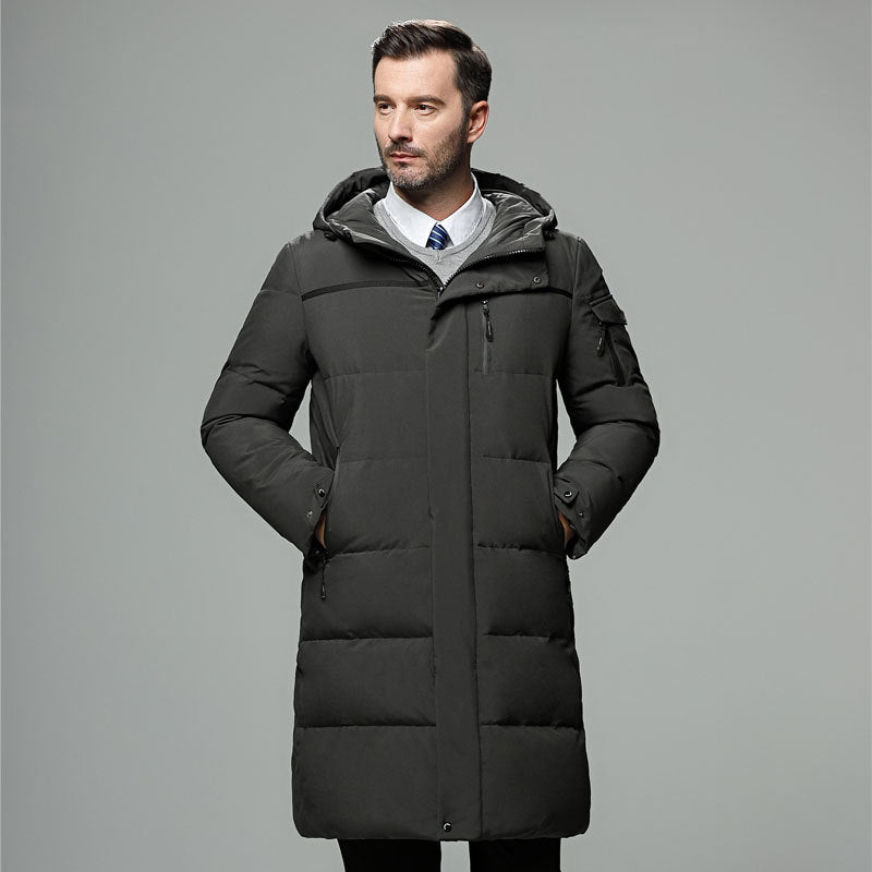 Abrigo acolchado para hombre con capucha desmontable - Markus