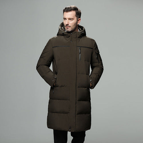 Abrigo acolchado para hombre con capucha desmontable - Markus