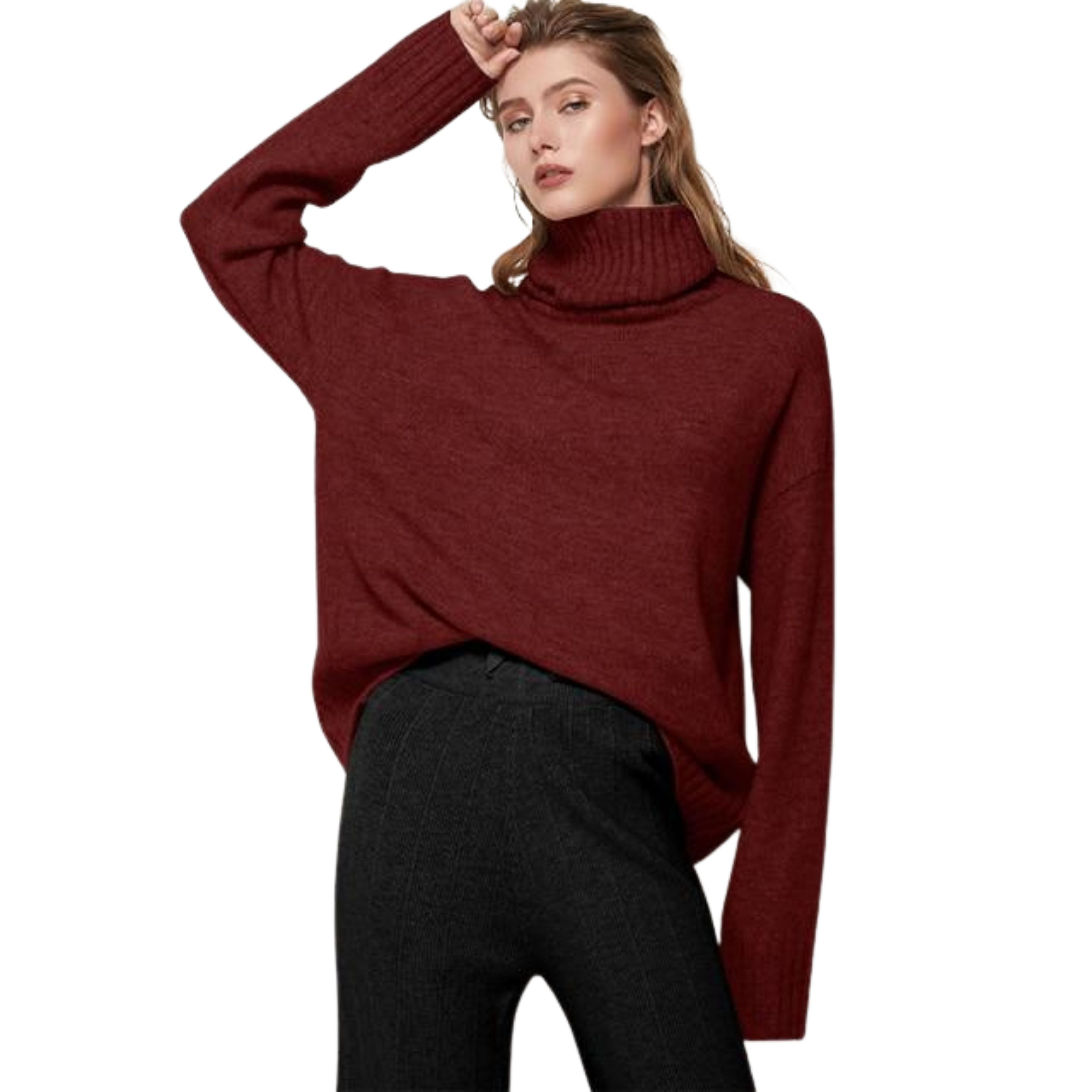 Jersey Layla de cuello alto