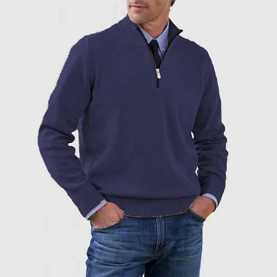 Leo - Jersey Cálido y Moderno Con Media Cremallera