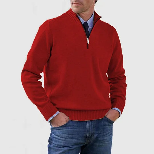 Leo - Jersey Cálido y Moderno Con Media Cremallera
