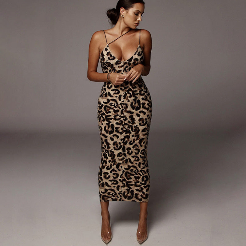 Vestido Midi Exclusivo Leopardo