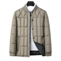 Chaqueta acolchada ligera para hombre en beige - Noud