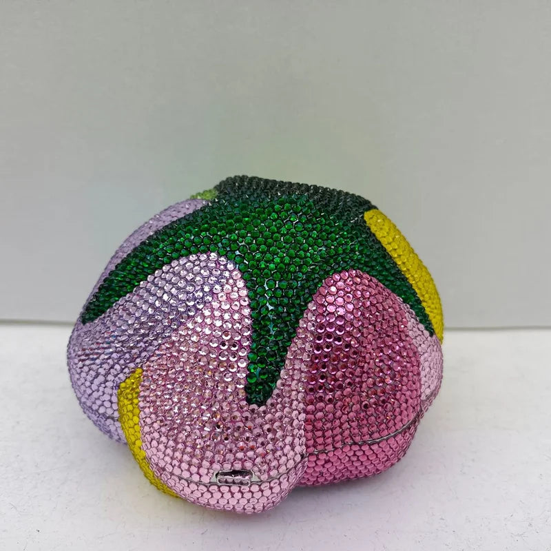 Bolso de lujo con diamantes de imitación