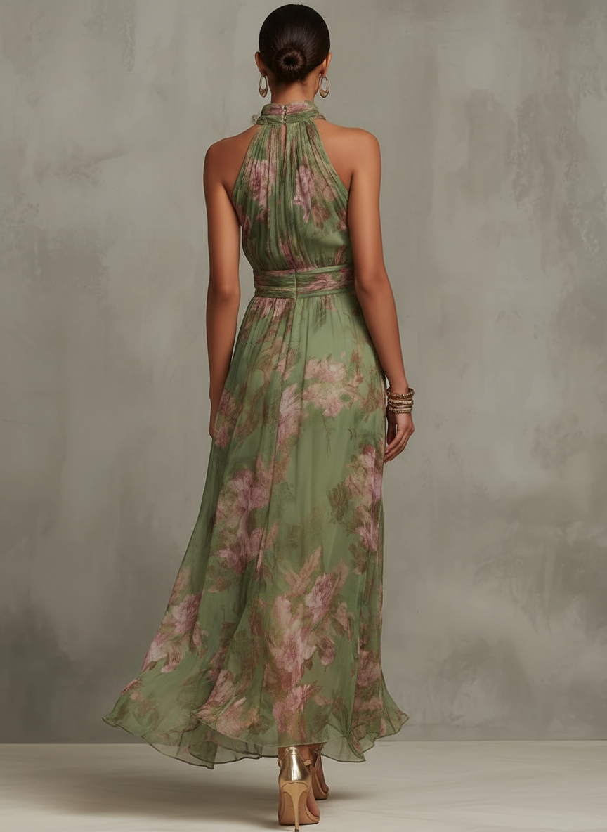 IBIZA| Vestido verde oliva
