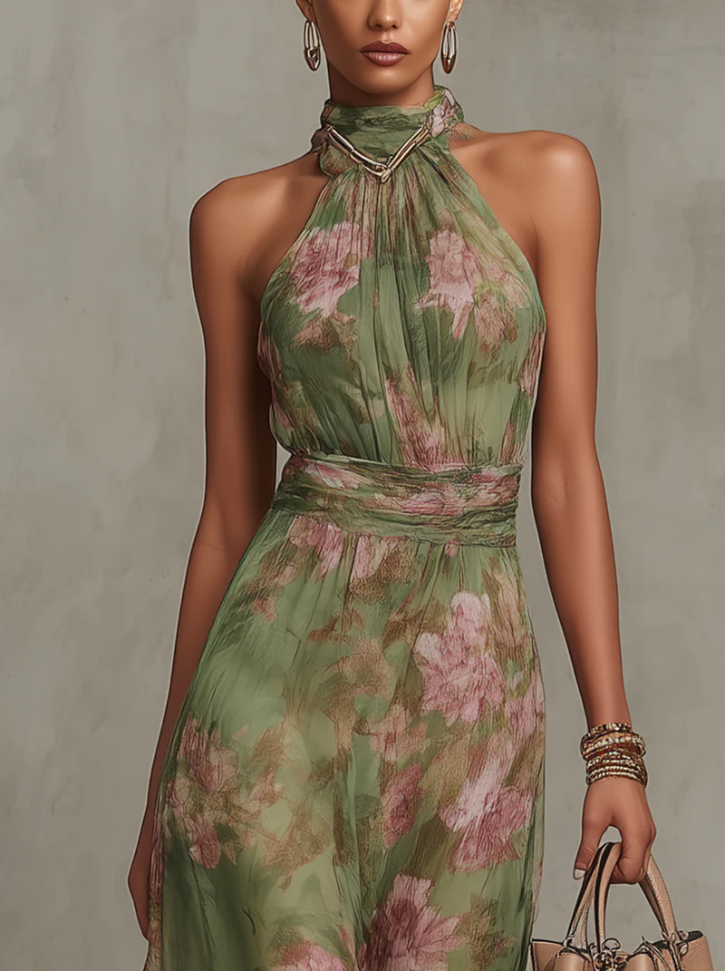 IBIZA| Vestido verde oliva
