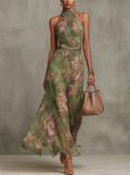 IBIZA| Vestido verde oliva
