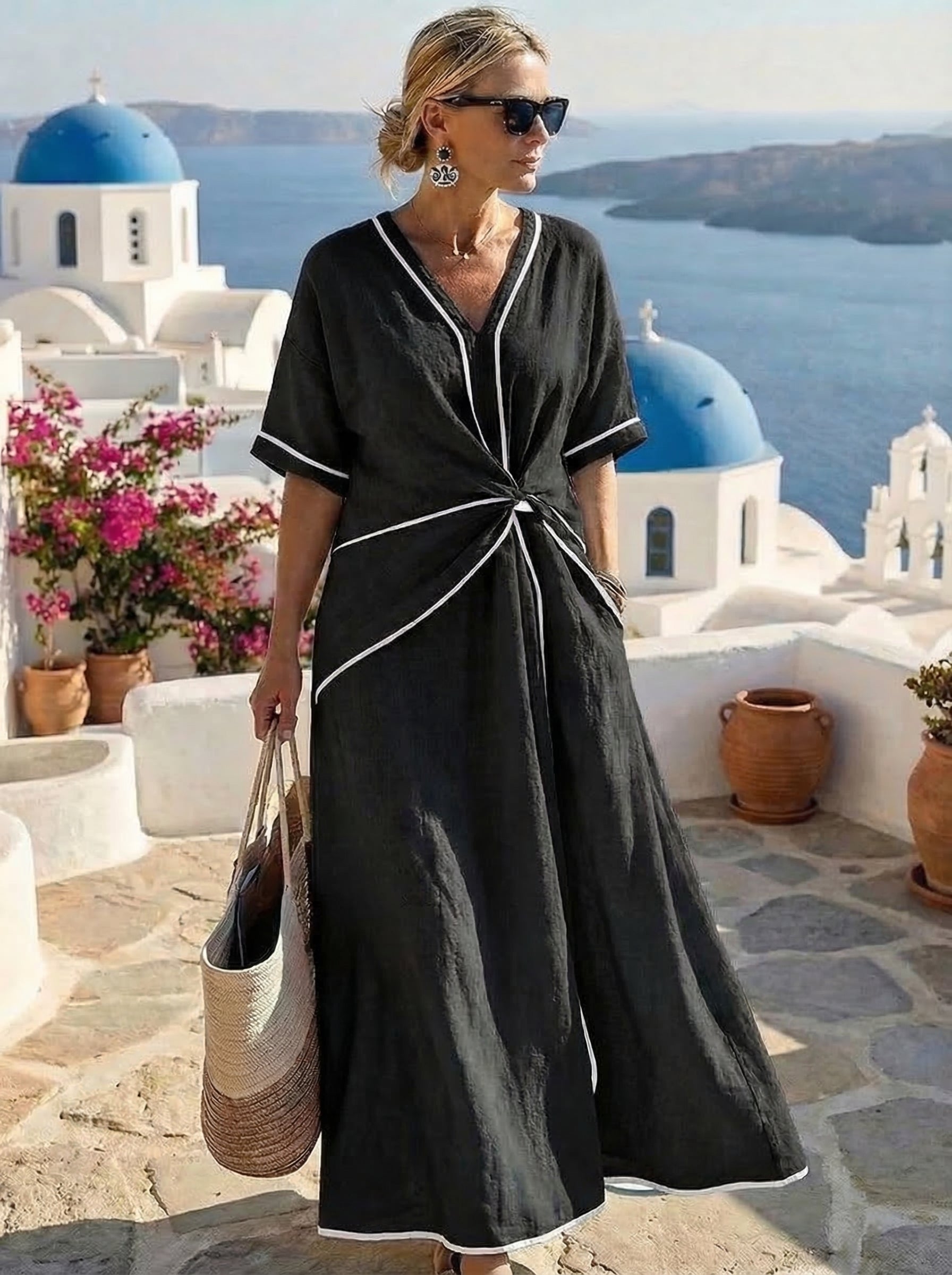 Santorini Vestido de Verano