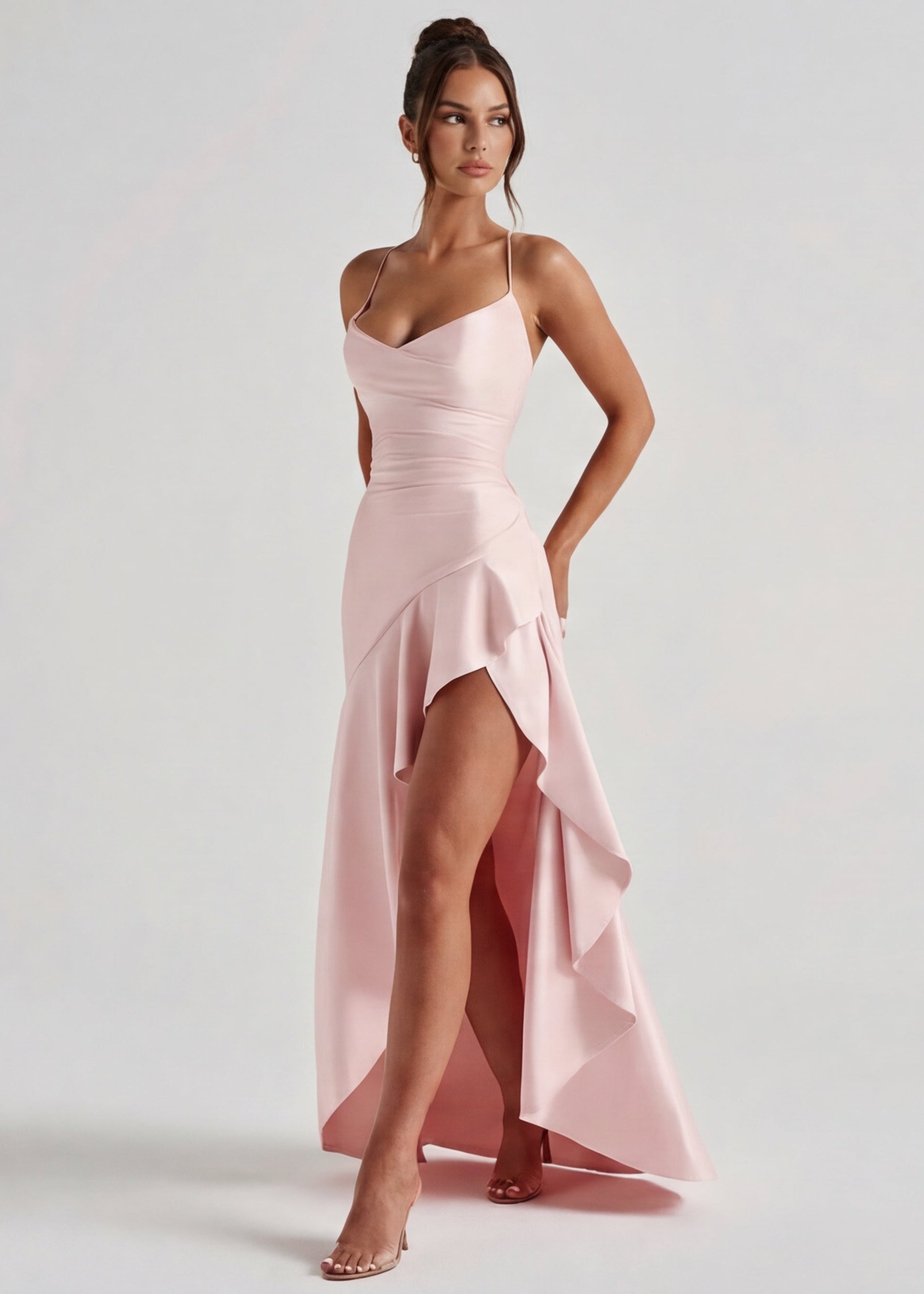 Aroita | Vestido Largo Drapeado
