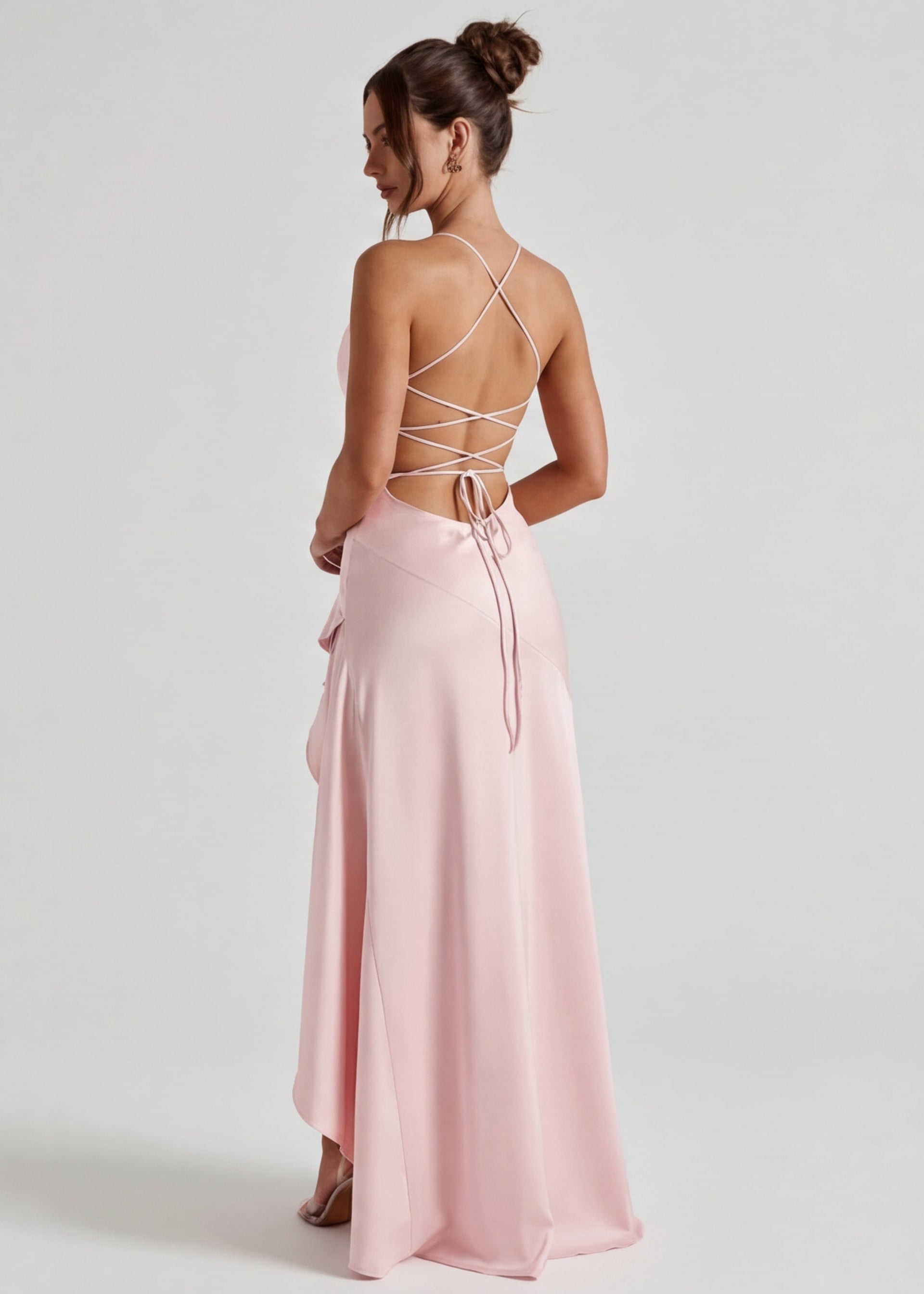 Aroita | Vestido Largo Drapeado