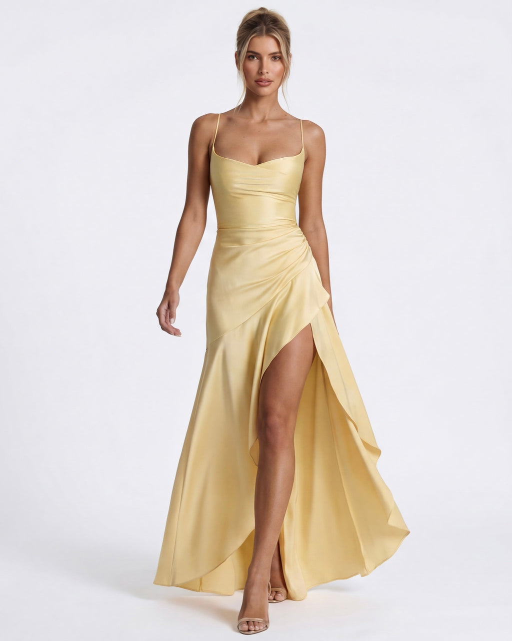 Aroita | Vestido Largo Drapeado