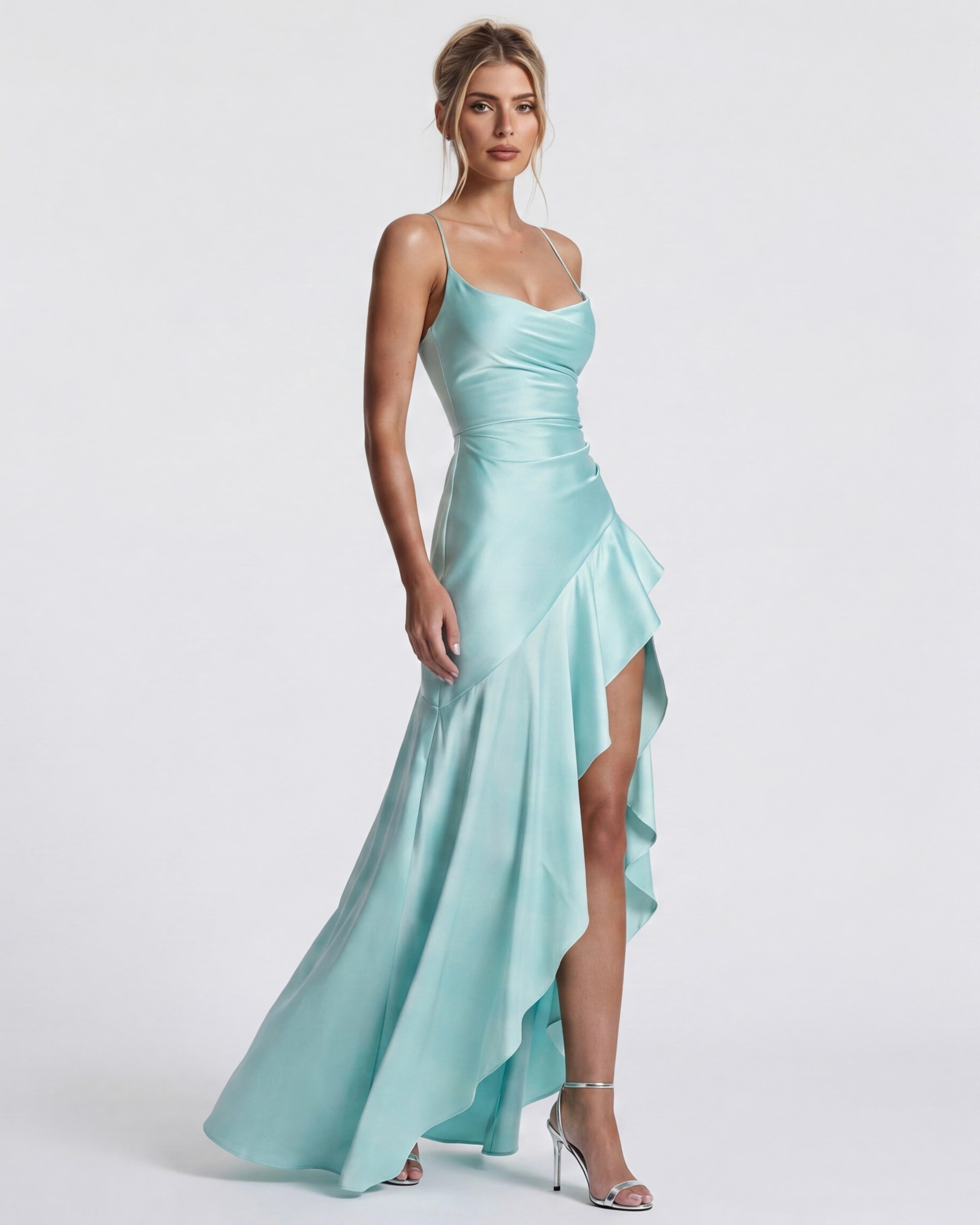Aroita | Vestido Largo Drapeado