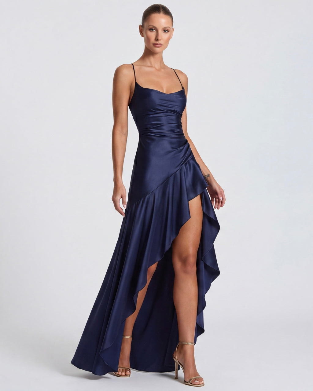 Aroita | Vestido Largo Drapeado