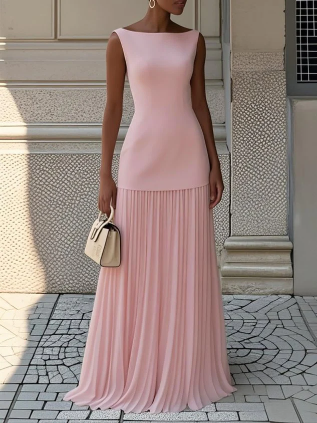 Sirenea Vestido Maxi Plisado