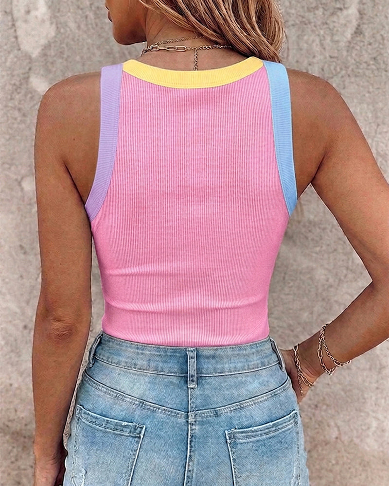 Top Con Camiseta Exterior