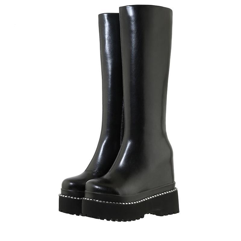 Botas Rugosas Altas