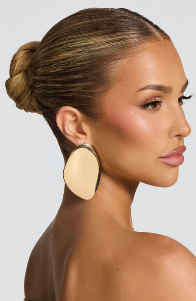 Pendientes Éter Sculpt - Oro